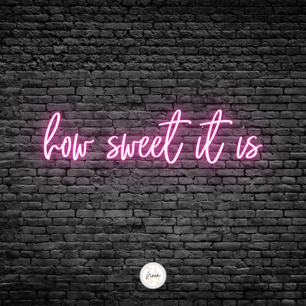 Life is Sweet Neon Sign